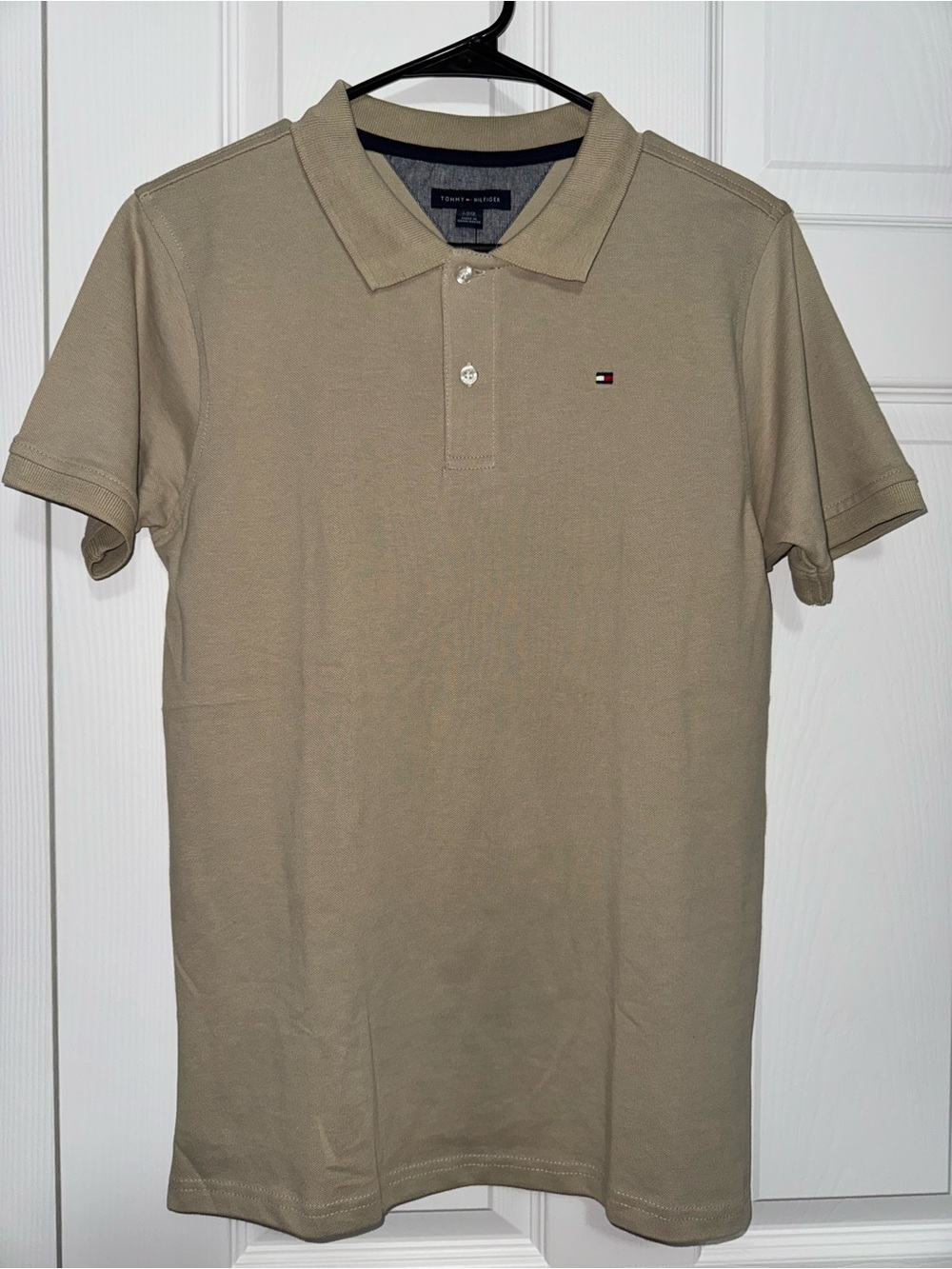 Tommy Hilfiger Men's Khaki Short Sleeve Polo